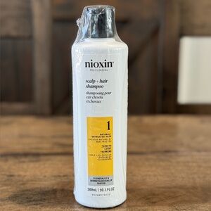Nioxin Scalp + Hair Shampoo 1 Natural Untreated Hair 300ml/10.1fl.oz. New Sealed